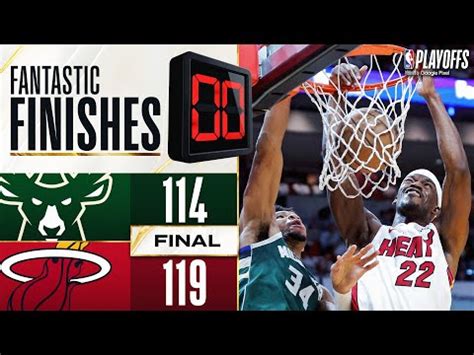 bucks vs heat|Final 3:42 MUST SEE ENDING Bucks vs Heat! .